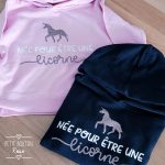 Née pour être une licorne - Hoodie jeune enfant