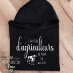 Fière fille ... - hoodie unisexe long